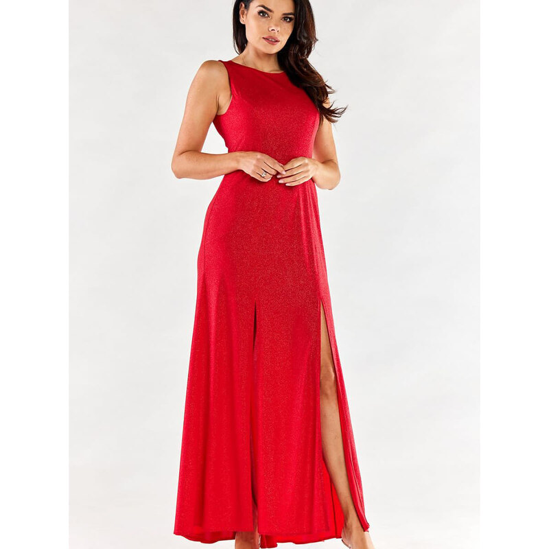 Šaty awama model 174383 Red