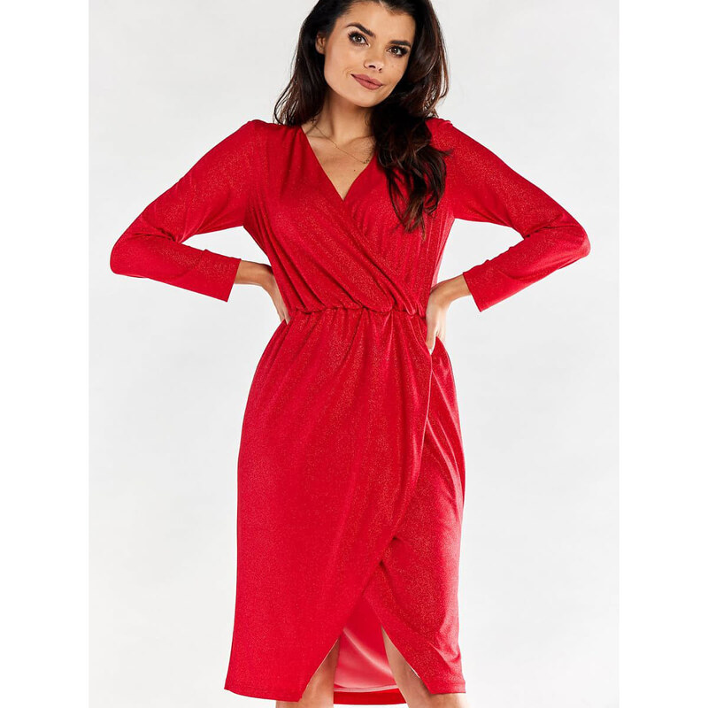 Šaty awama model 174387 Red