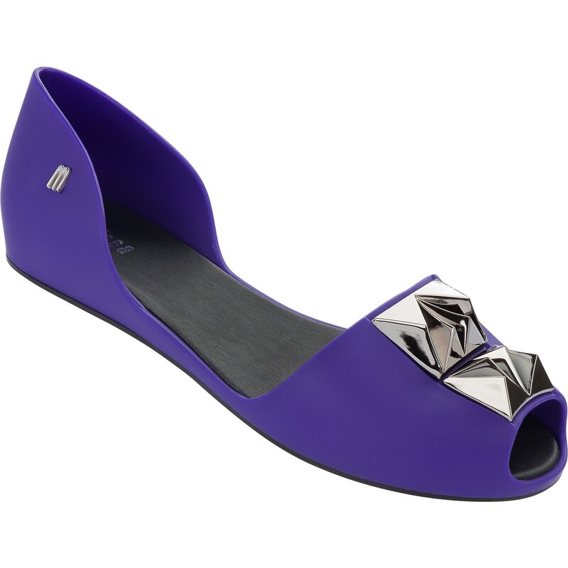 Boty Melissa Fresh Bloom II Purple Black