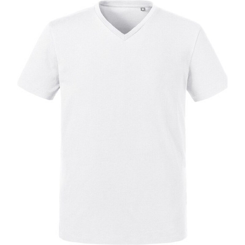 Mens Pure Organic V-Neck Russell T-Shirt