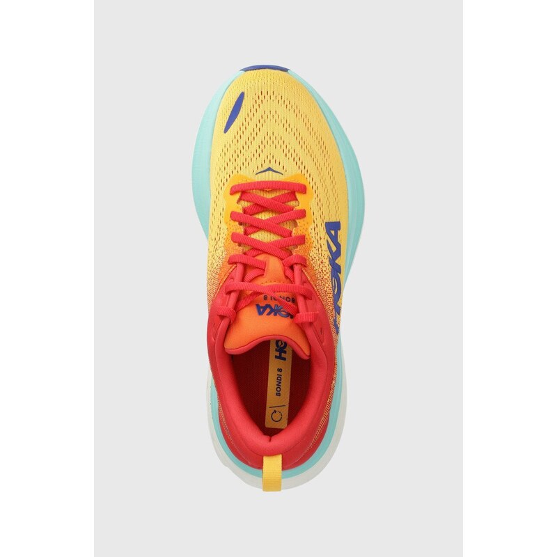 Běžecké boty Hoka Bondi 8 oranžová barva, 1127952