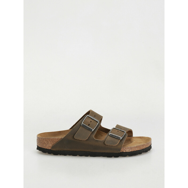 Birkenstock Arizona Oiled Leather Narrow (faded khaki)zelená