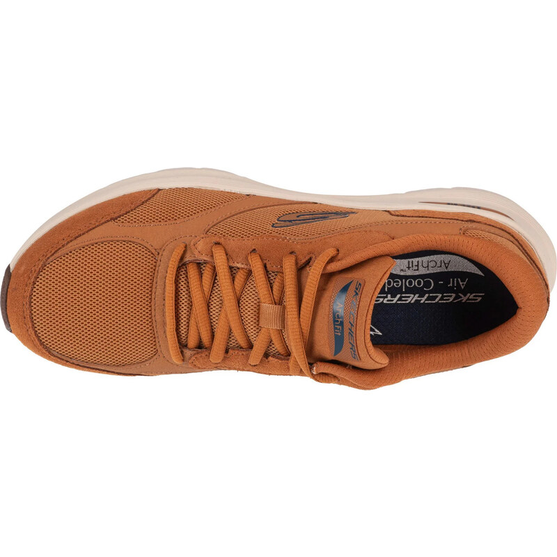 ORANŽOVÉ VOLNOČASOVÉ TENISKY SKECHERS ARCH FIT 2.0 - THE KEEP Oranžová