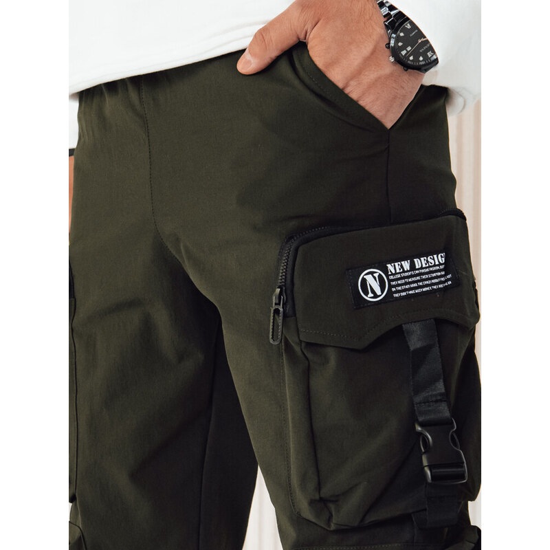 BASIC KHAKI PÁNSKÉ CARGO KALHOTY