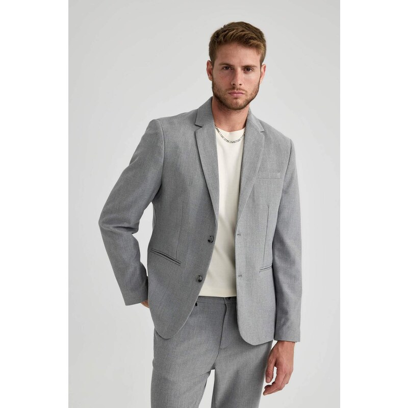 DEFACTO Slim Fit Lined Blazer