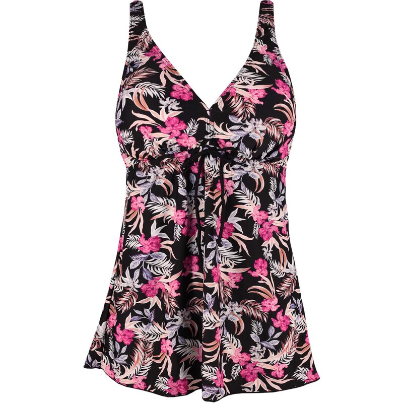 Modera Olivie Pink květinové tankini plavky tílko S136-20