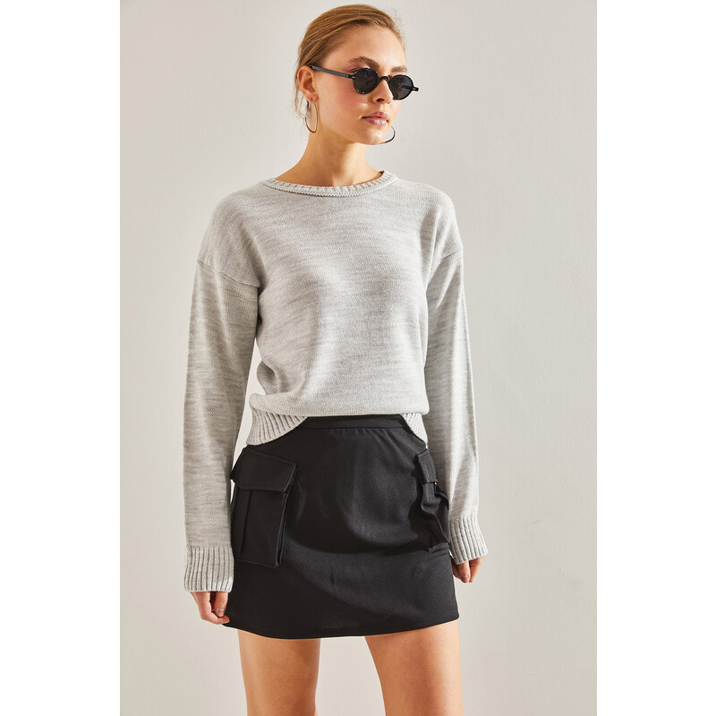 Bianco Lucci Women's Crew Neck Sweater