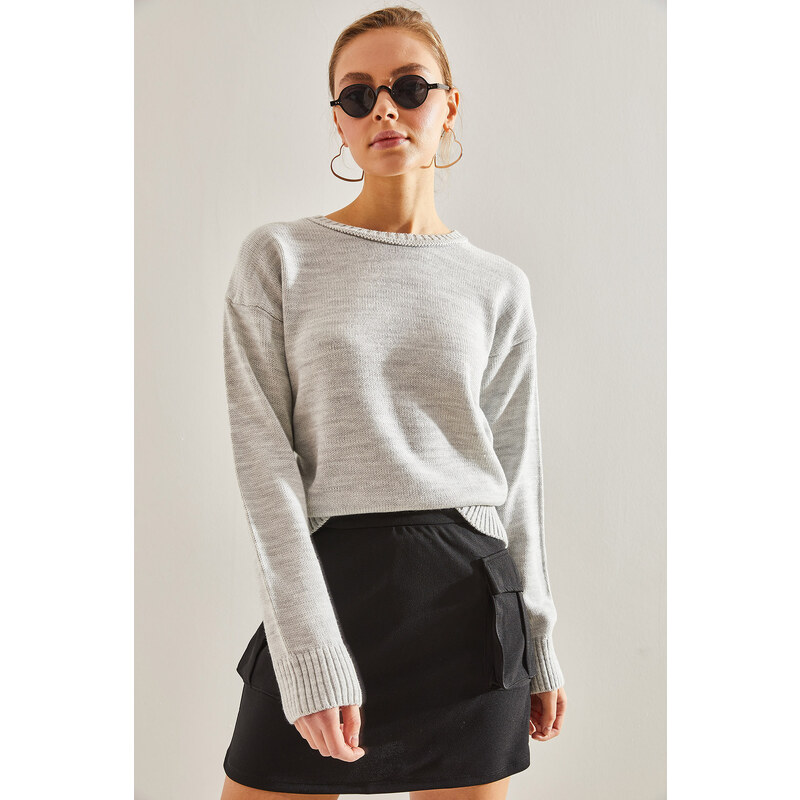 Bianco Lucci Women's Crew Neck Sweater