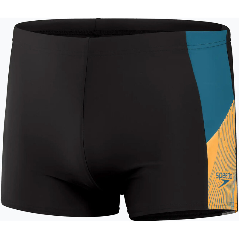 Pánské plavecké boxerky Speedo Dive black/dark teal/mandarin