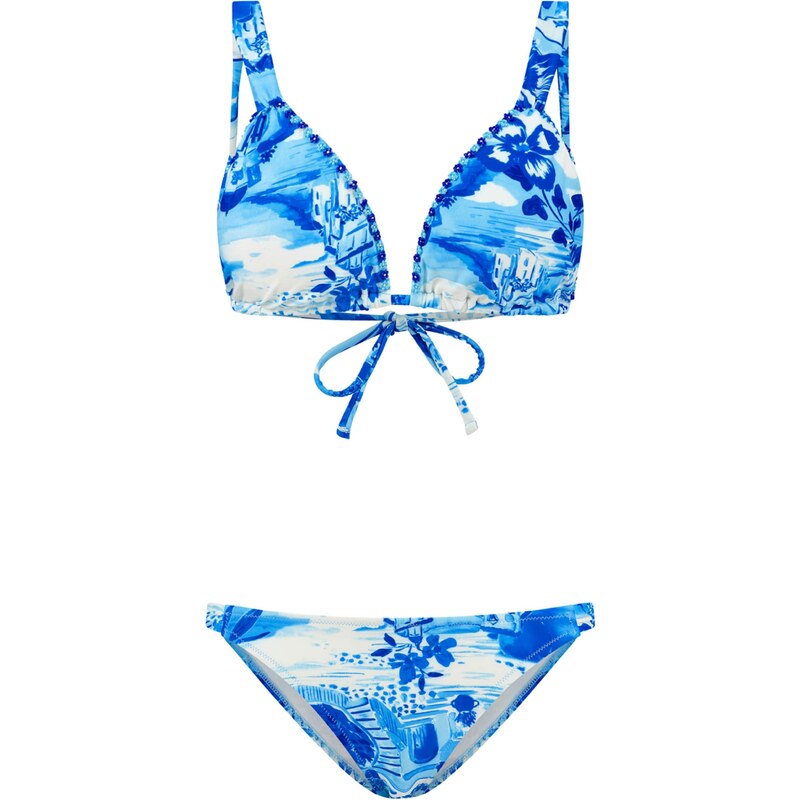 Shiwi Bikiny BINDI modrá / bílá 96937550
