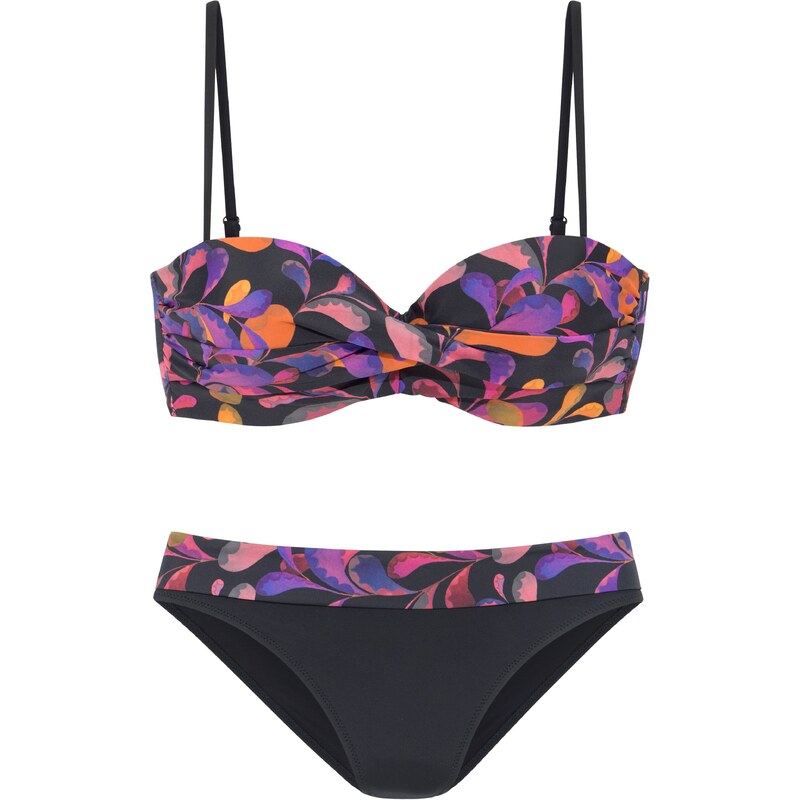 VIVANCE Bikiny fialová / oranžová / červená / černá 97734593