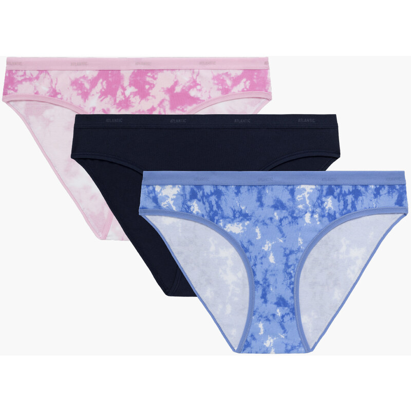 Atlantic 3-PACK Figi Damskie Bikini 107075205