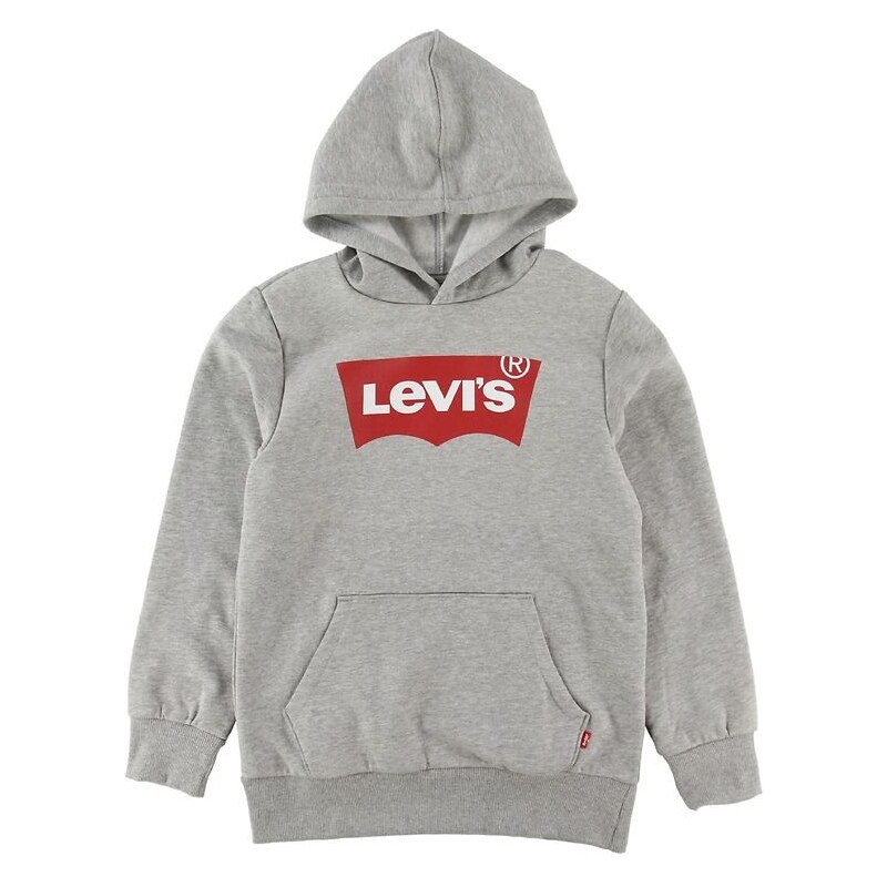 Levi's dětská mikina s kapucí 9E8778-C87 šedá Barva: Šedá, Velikost: 16A