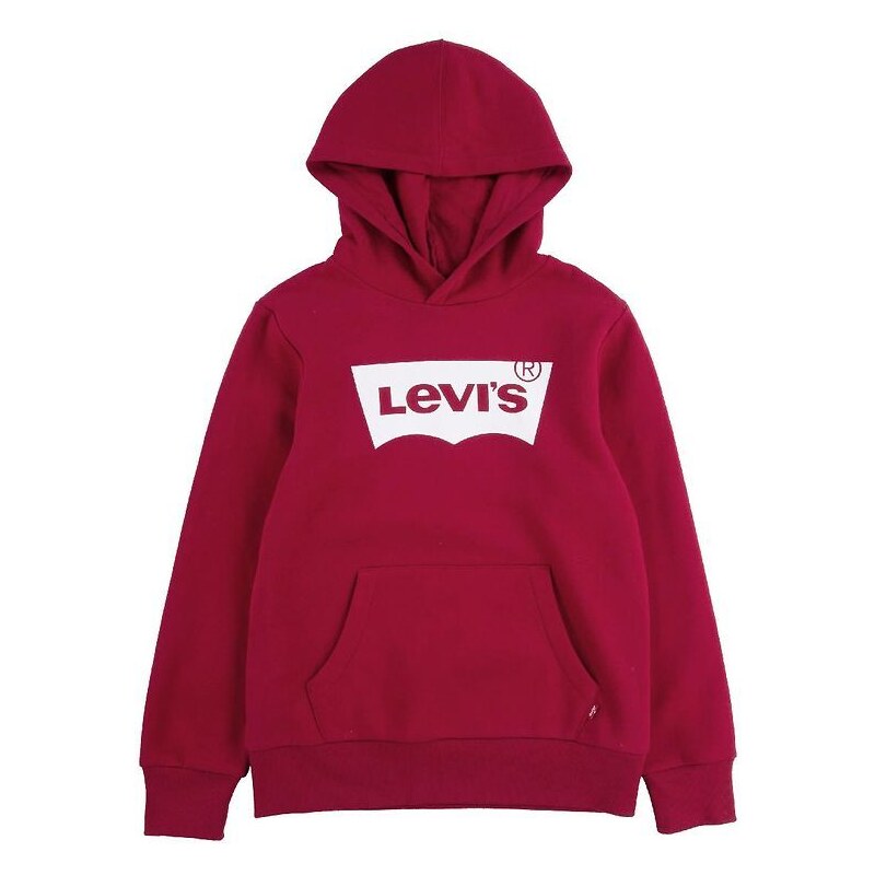 Levi's dětská mikina s kapucí 9E8778-R1R červená Barva: červená, Velikost: 10A