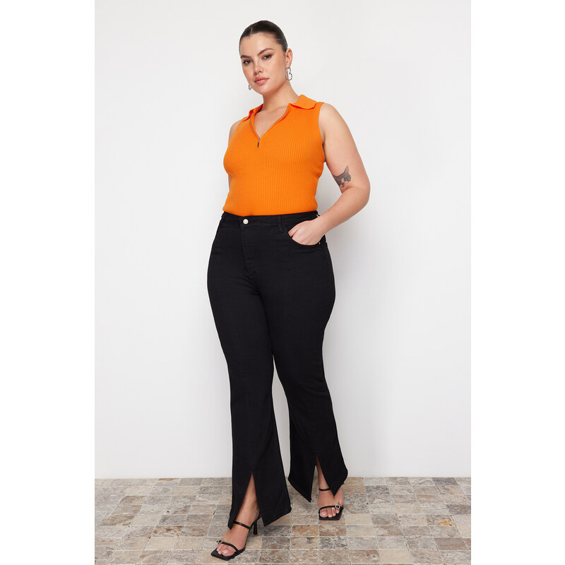 Dámské džíny Trendyol Flare 107054578