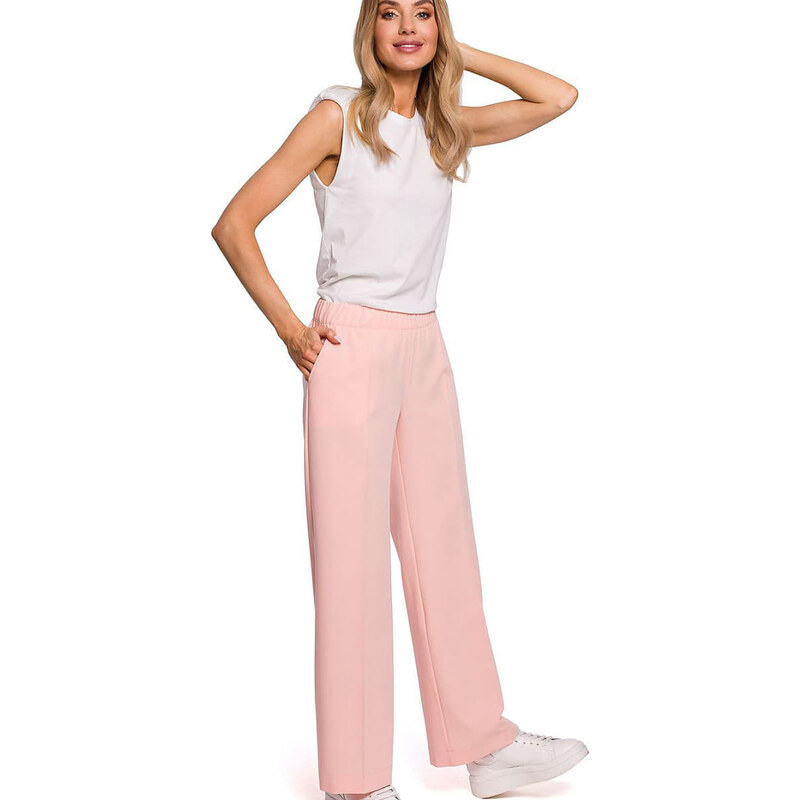 Dámské kalhoty Moe model 152651 Pink