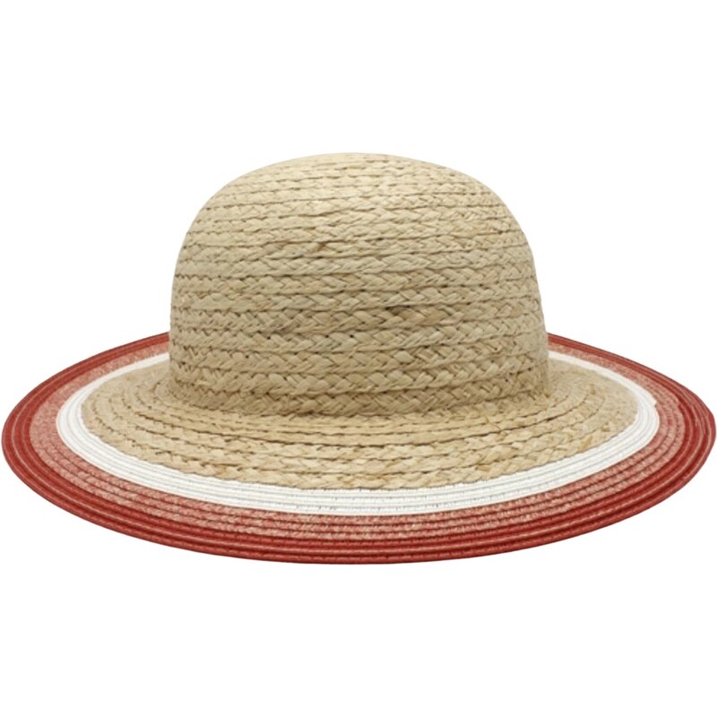 Letní dámský slaměný klobouk Fiebig s širokou krempou - Brim Hat Raffia
