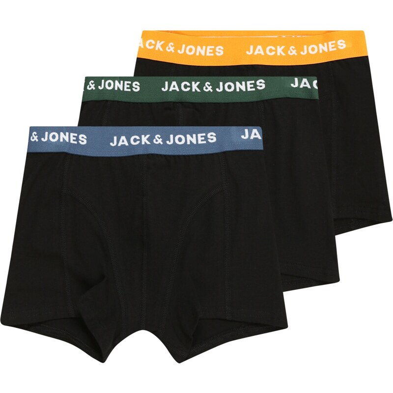 Jack & Jones Junior Spodní prádlo 'Gab' královská modrá / jedle / oranžová / černá