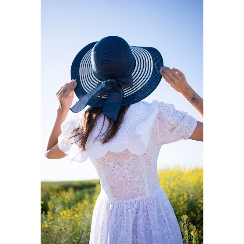 Art Of Polo Woman's Hat cz23153-3 Navy Blue