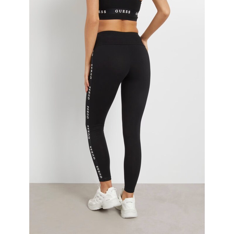 Guess aline leggings 4/4 eco j. str BLACK