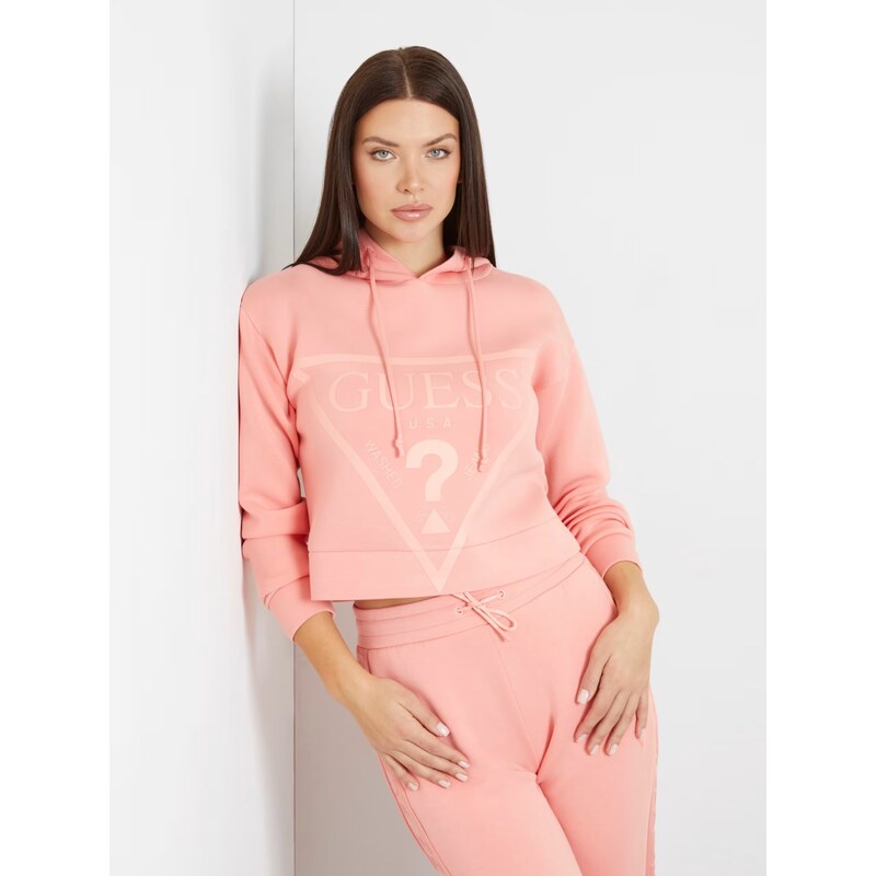 Guess new alisa hooded sweatshirt CORAL