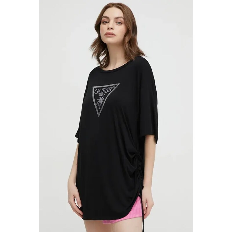 Guess t-shirt coulisse BLACK