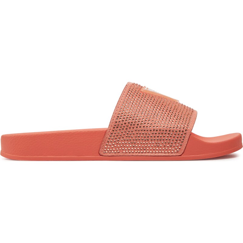 Guess beach slippers strass CORAL