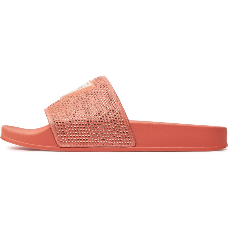 Guess beach slippers strass CORAL