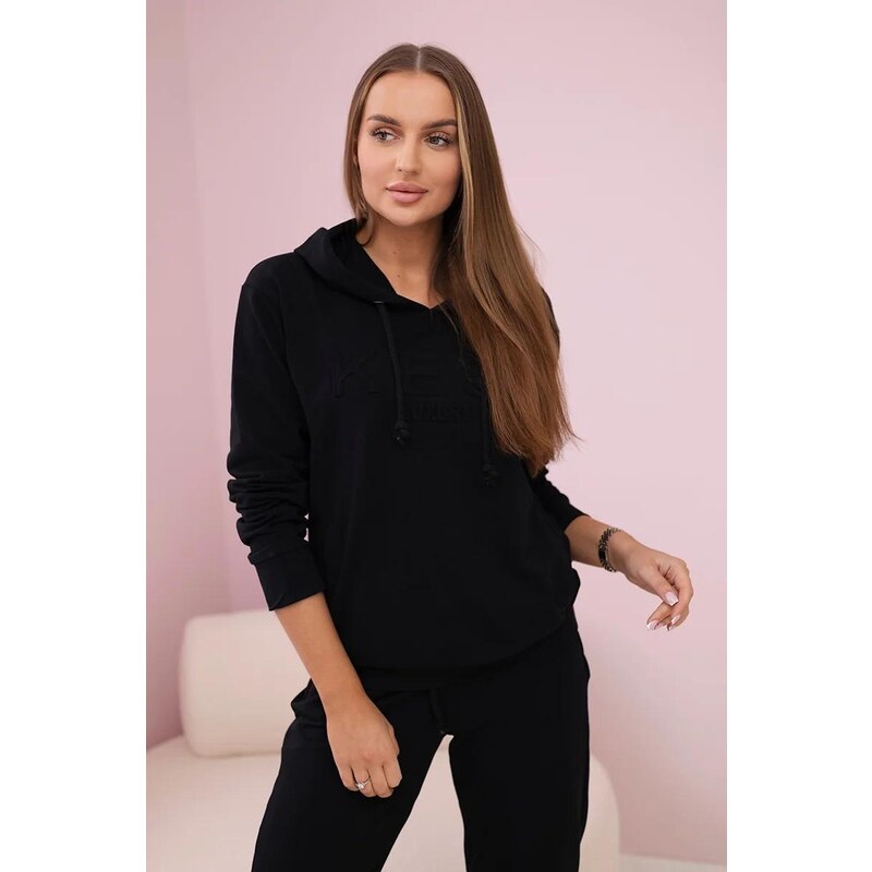 MladaModa Bavlněná tepláková souprava Kesi Luxury model 9667