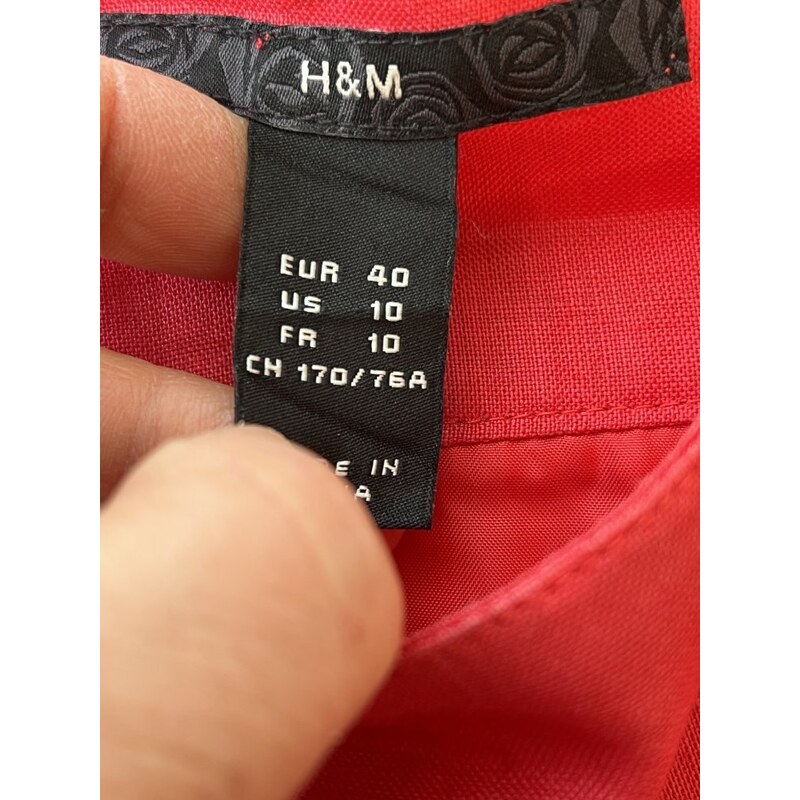 Oversize sukně H&M 100 % ramie