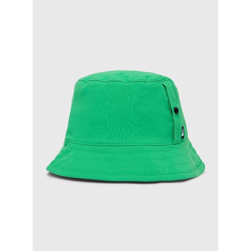 Oboustranný klobouk The North Face zelená barva, NF0A7WGY4GI1