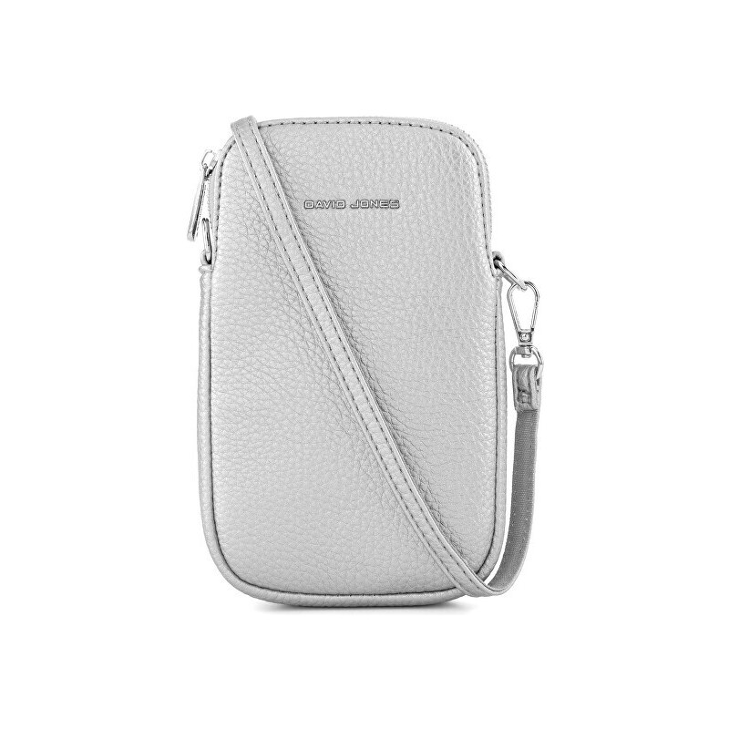 David Jones Dámská crossbody kabelka 6937-1B Silver