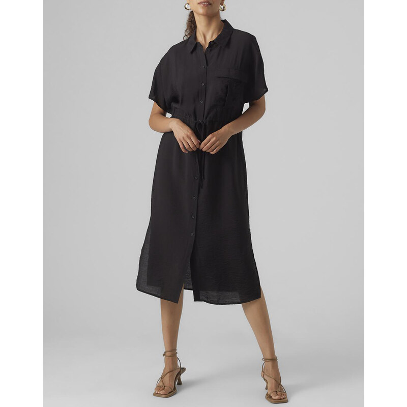 VERO MODA VMIRIS S/S SHIRT CALF DRESS WVN GA