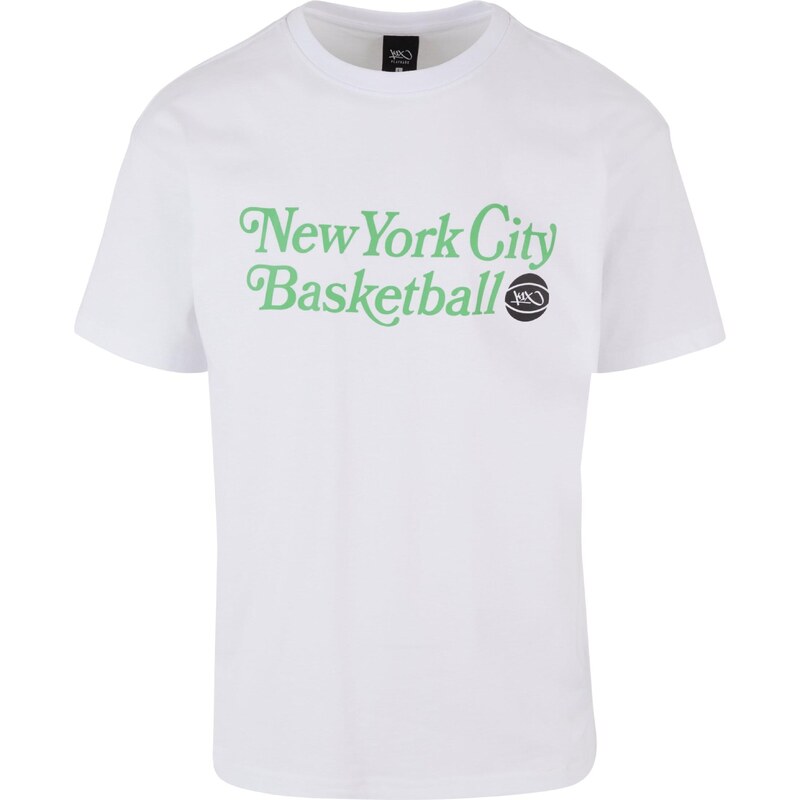 K1X Tričko NYC BB světle zelená / černá / bílá
