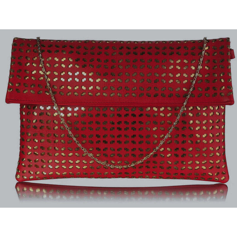 L&S Fashion LS Fashion Dámské červené psaníčko LSE00265 red