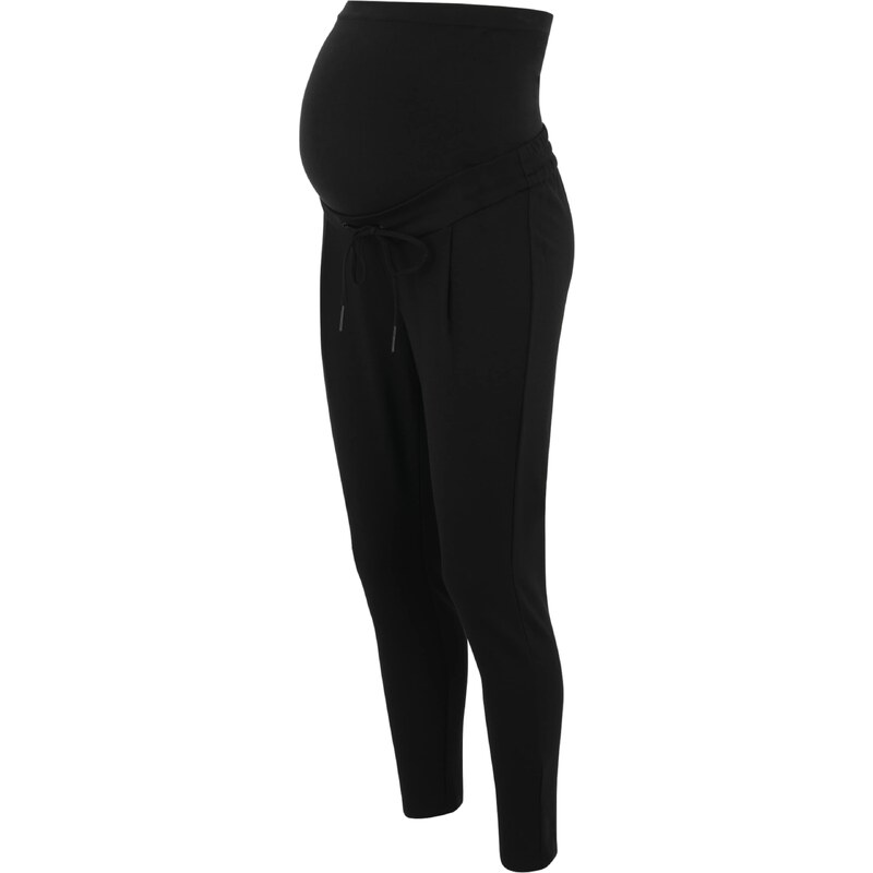 Vero Moda Maternity Kalhoty se sklady v pase VMMEva černá
