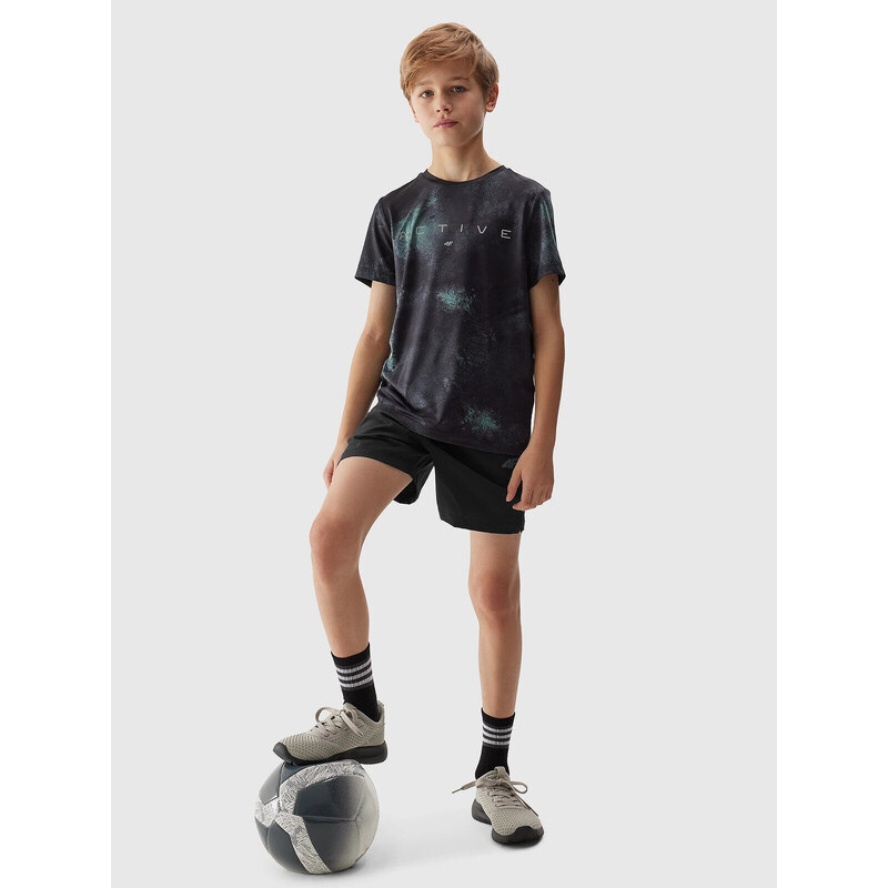 Chlapecké sportovní rychleschnoucí tričko 4F - zelené