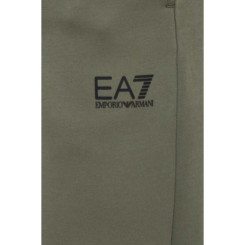 Tepláková souprava EA7 Emporio Armani zelená barva