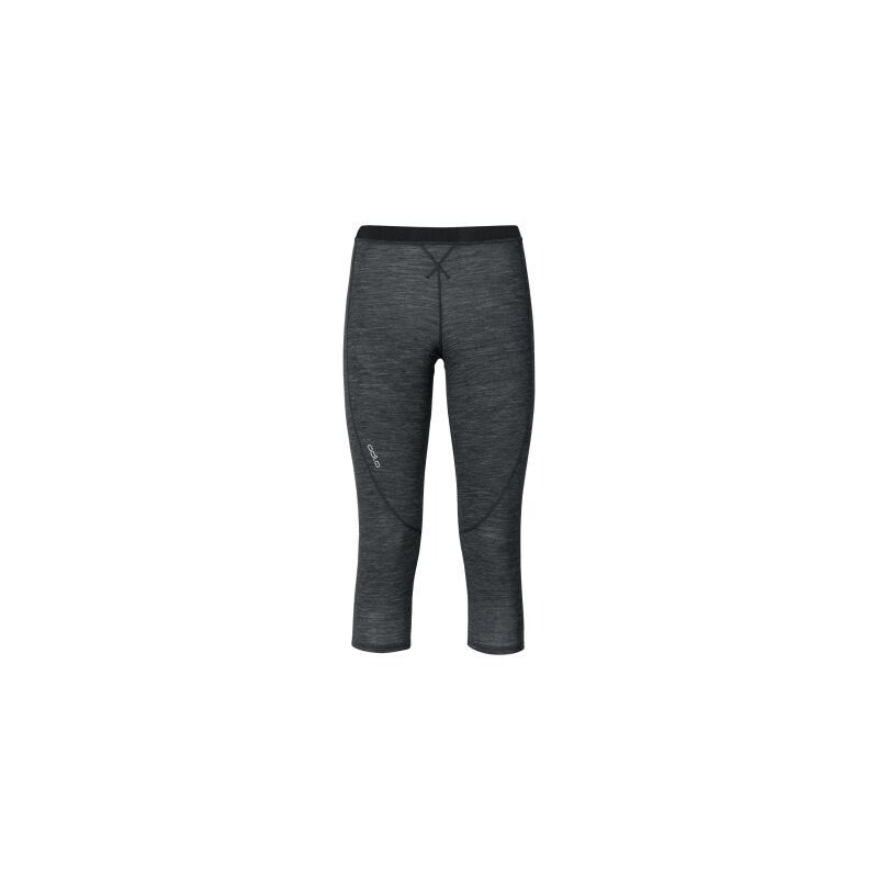 ODLO REVOLUTION 3/4 PANTS WOMAN TECNICAL WOOL WARM BLACK