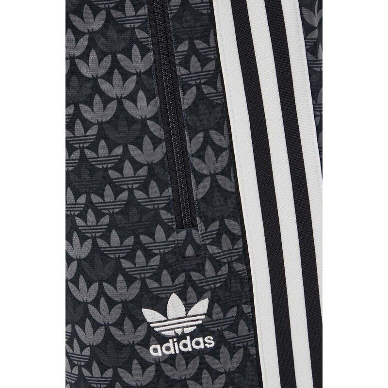 Tepláky adidas Originals černá barva, vzorované, IS0220