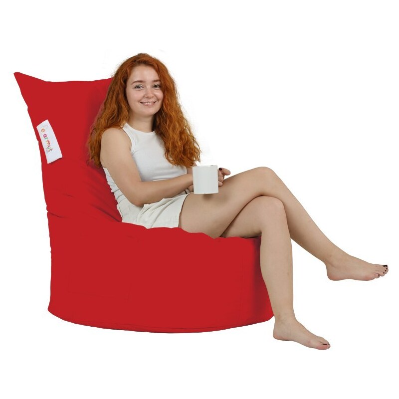 Atelier del Sofa Zahradní sedací vak Balina - Red, Červená