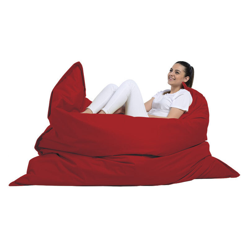 Atelier del Sofa Zahradní sedací vak Giant Cushion 140x180 - Red, Červená