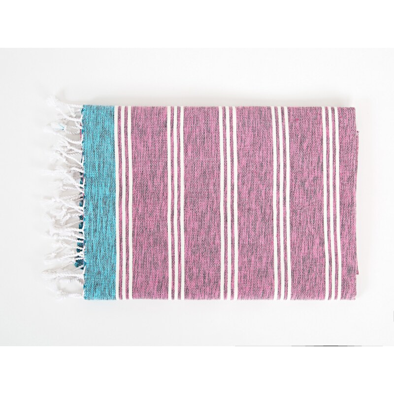 L´essentiel Maison Plážový ručník Fouta Diolet - Pink, Růžová