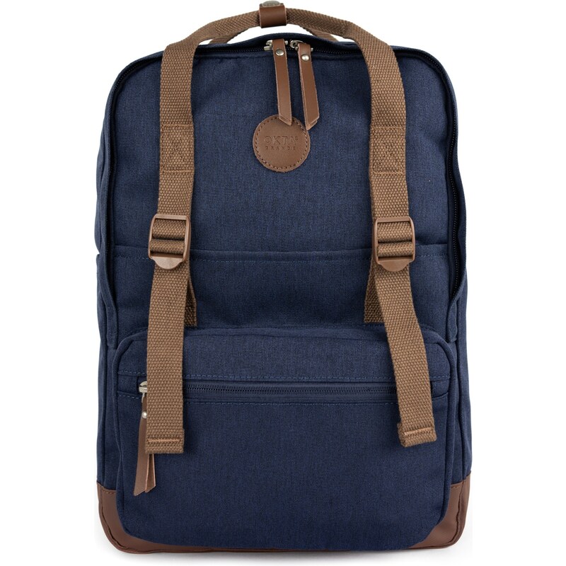 Himawari Unisex's Backpack tr23202-9 Navy Blue