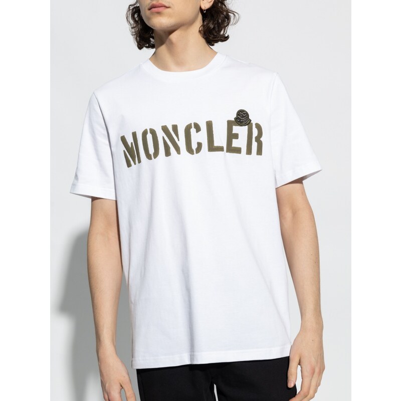 MONCLER Logo White tričko