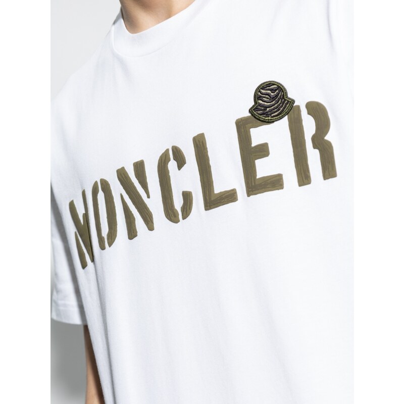 MONCLER Logo White tričko