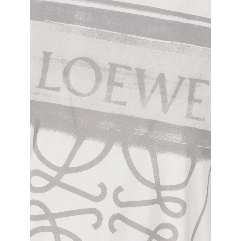 LOEWE Logo Grey White tričko