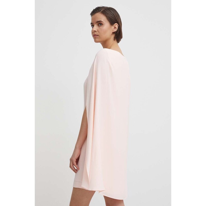 Šaty Lauren Ralph Lauren růžová barva