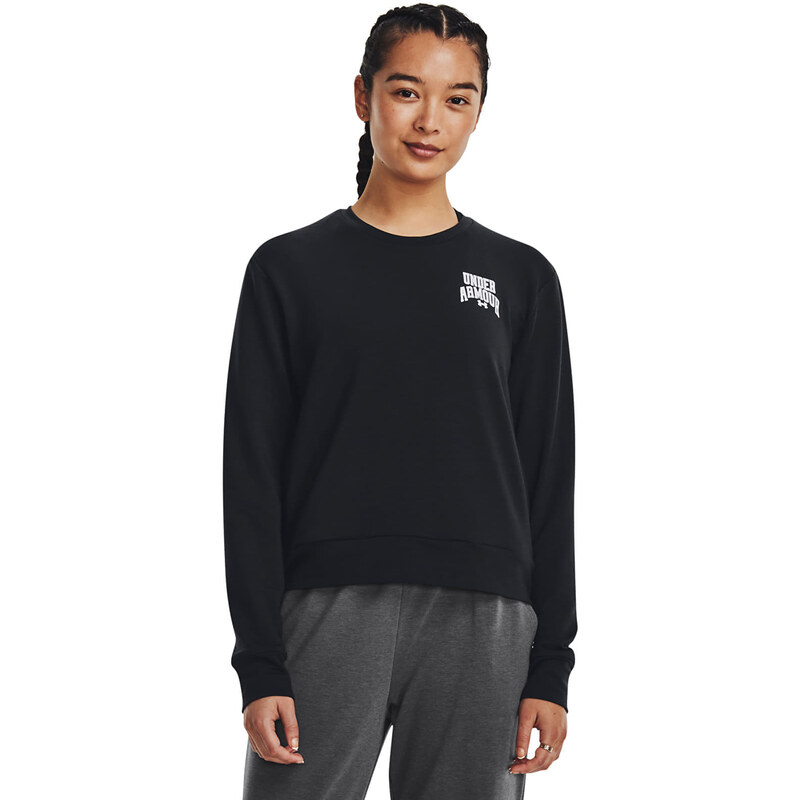 Mikina Under Armour Rival Terry Graphic Crew Black XS 91030062