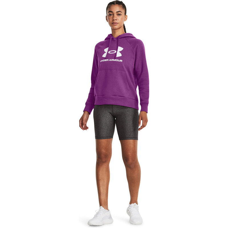 Dámská mikina Under Armour Rival Fleece Big Logo Hdy Cassis